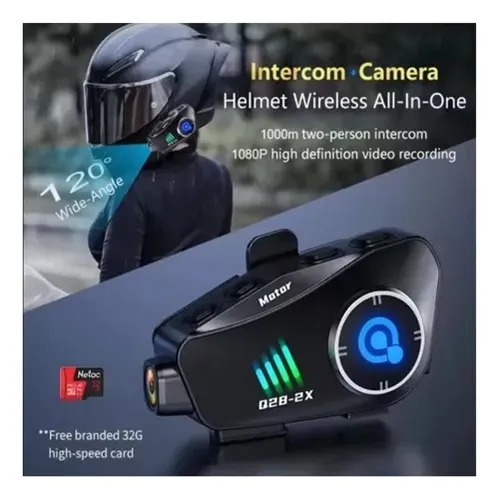 Intercomunicador Con Cámara Bluetooth